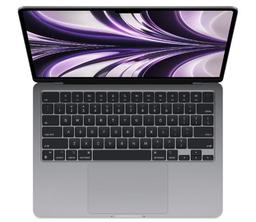 MacBook Air (2022) 13.6-inch - Space Grey - Apple M2 Chip: 8-Core CPU/8-Core GPU - 8GB RAM - SSD 256GB