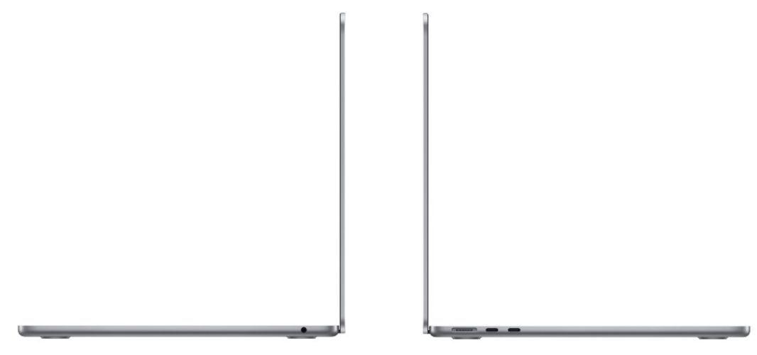 MacBook Air (2022) 13.6-inch - Space Grey - Apple M2 Chip: 8-Core CPU/8-Core GPU - 8GB RAM - SSD 256GB
