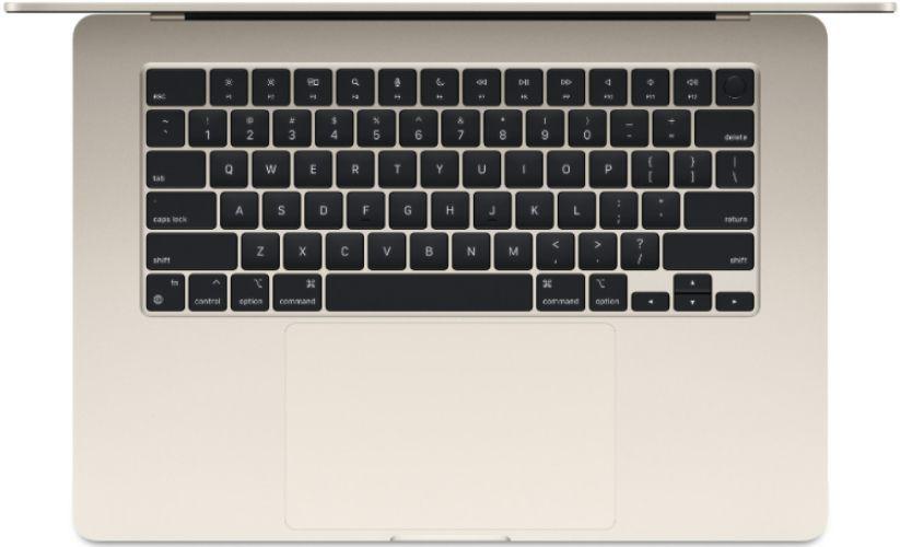 MacBook Air (2023) 15.3-inch - Starlight - Apple M2 Chip: 8-Core CPU/10-Core GPU - 8GB RAM - SSD 256GB