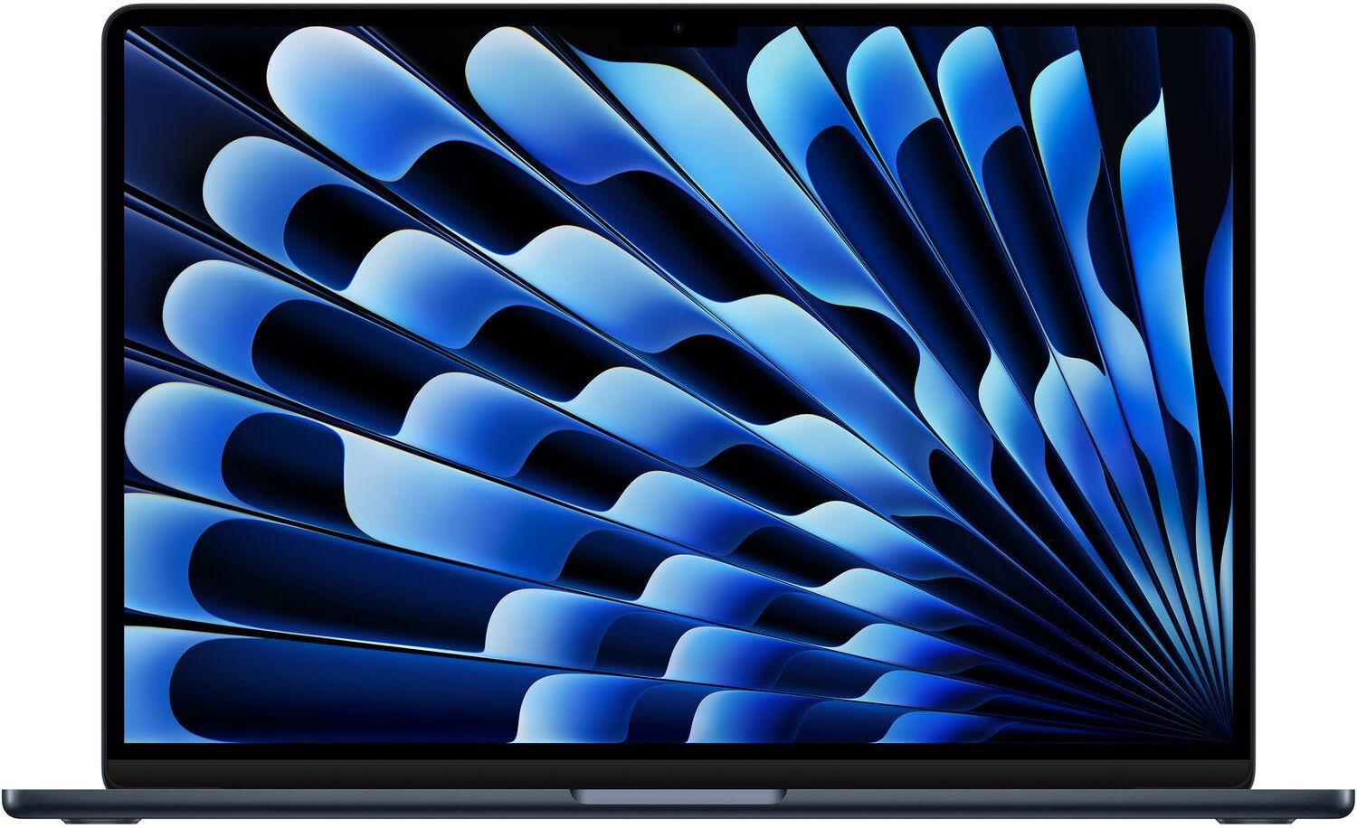 MacBook Air (2024) 13.6-inch - Midnight - Apple M3 Chip: 8-Core CPU/10-Core GPU - 8GB RAM - SSD 512GB
