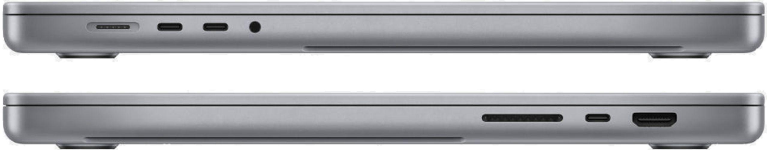 MacBook Pro (2021) 16-inch - Space Grey - Apple M1 Pro chip: 10-Core CPU/16-Core GPU - 16GB RAM - SSD 512GB