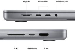 MacBook Pro (2023) 14-inch - Space Grey - Apple M3 chip: 8-core CPU/10-Core GPU - 8GB RAM - SSD 512GB