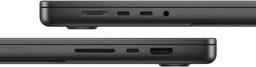 MacBook Pro (2024) 16-inch - Space Black - Apple M4 Pro chip: 14‑core CPU/20‑core GPU - 24GB RAM - SSD 512GB