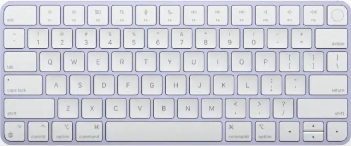 Apple Magic Keyboard with Touch ID for Mac Models - Purple