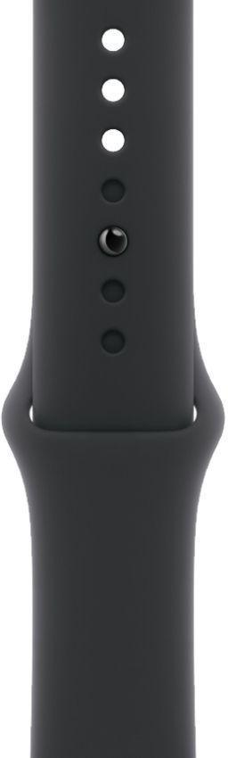 Apple Watch Series 10 (Cellular + GPS) - 64GB - 42mm - Jet Black Aluminum Case with Black Rubber Sport Band - One Size