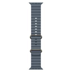Apple Watch Ultra 3 - 64GB - 49mm - Natural Titanium Case with Anchor Blue Nylon Weave Ocean Band - M/L Size