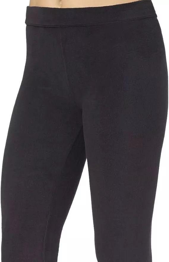 Cuddl Duds Fleecewear with Stretch Legging - L - Black