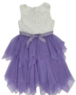 Emily Rose Girl's Dress 12 - Lilac