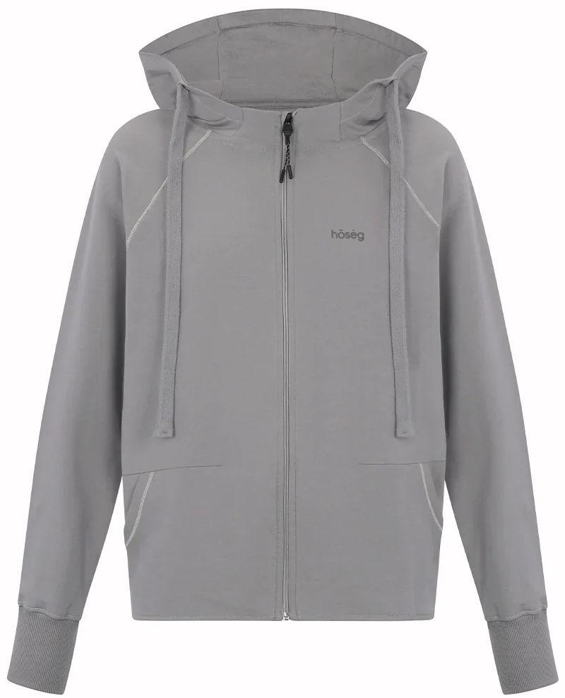 Hoseg Men's Full Zip Hoodie (S) - Greyhound
