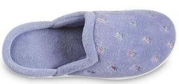 Isotoner Bedroom Slip-On with Enhanced Heel Cushion - 6 - Blue