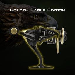 KastKing 1000 Valiant Eagle Spinning Reel Gold - Black/Gold