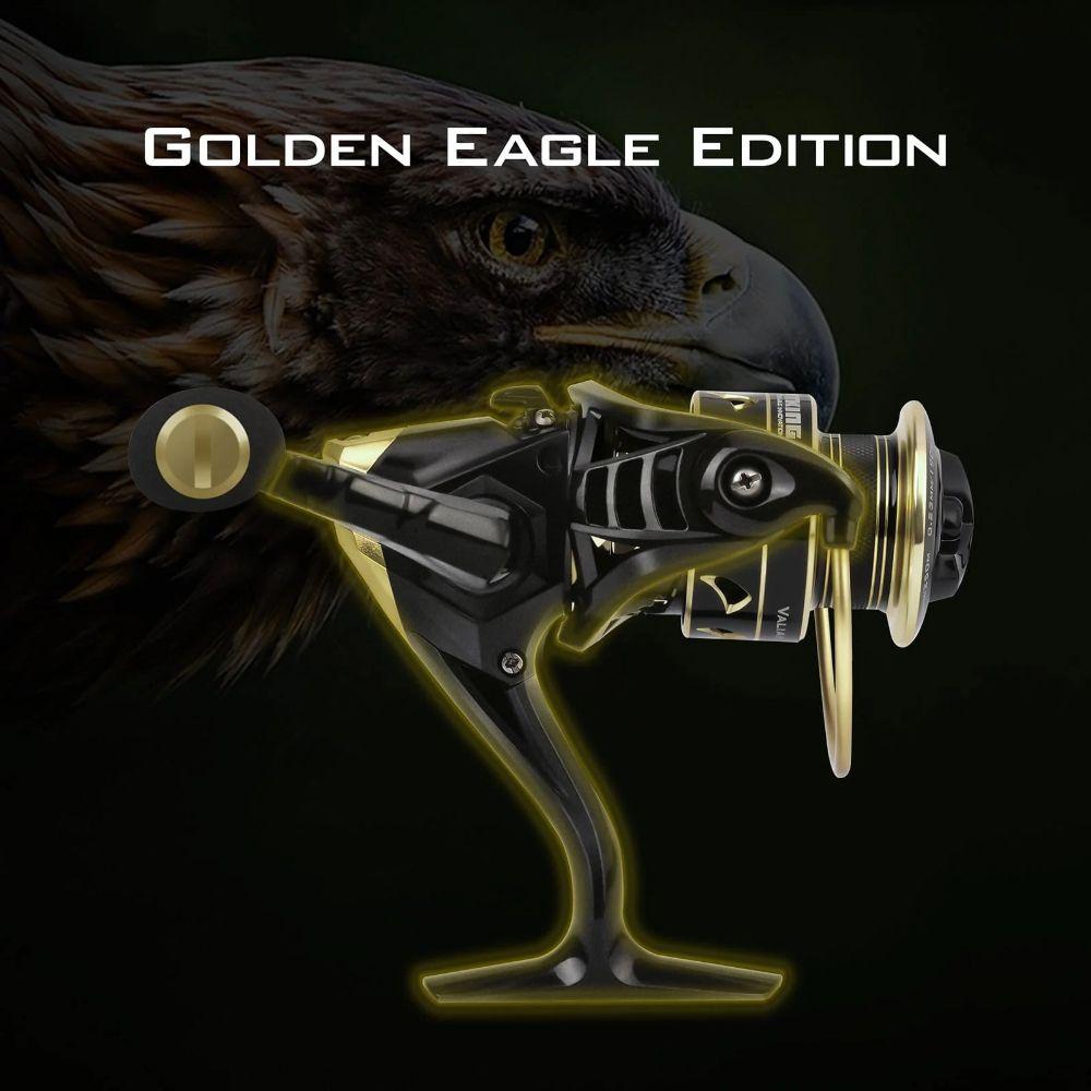 KastKing 1000 Valiant Eagle Spinning Reel Gold - Black/Gold