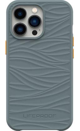 LifeProof Wake Phone Case for iPhone 13 Pro - Anchors Away (Teal Grey / Orange