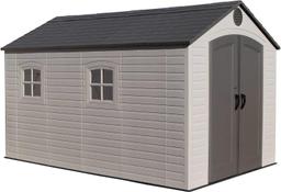 Lifetime 6402 8 ft. x 12.5 ft. Resin Outdoor Storage Shed - Reebelo US