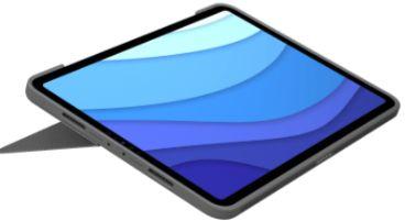 Logitech Combo Touch for iPad Pro 12.9" - Oxford Gray - Very Good