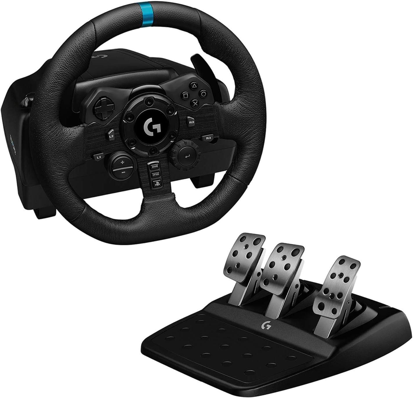 Logitech Racing Wheel and Pedals G923 for PS5 or PS4 and PC