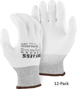 Majestic Dyneema Gloves Cut Level A3 (L) (12-Pack) - White