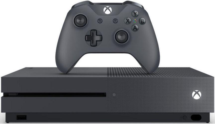 Microsoft Xbox One S Gaming Console (Disc Edition) - 500GB - Storm Grey