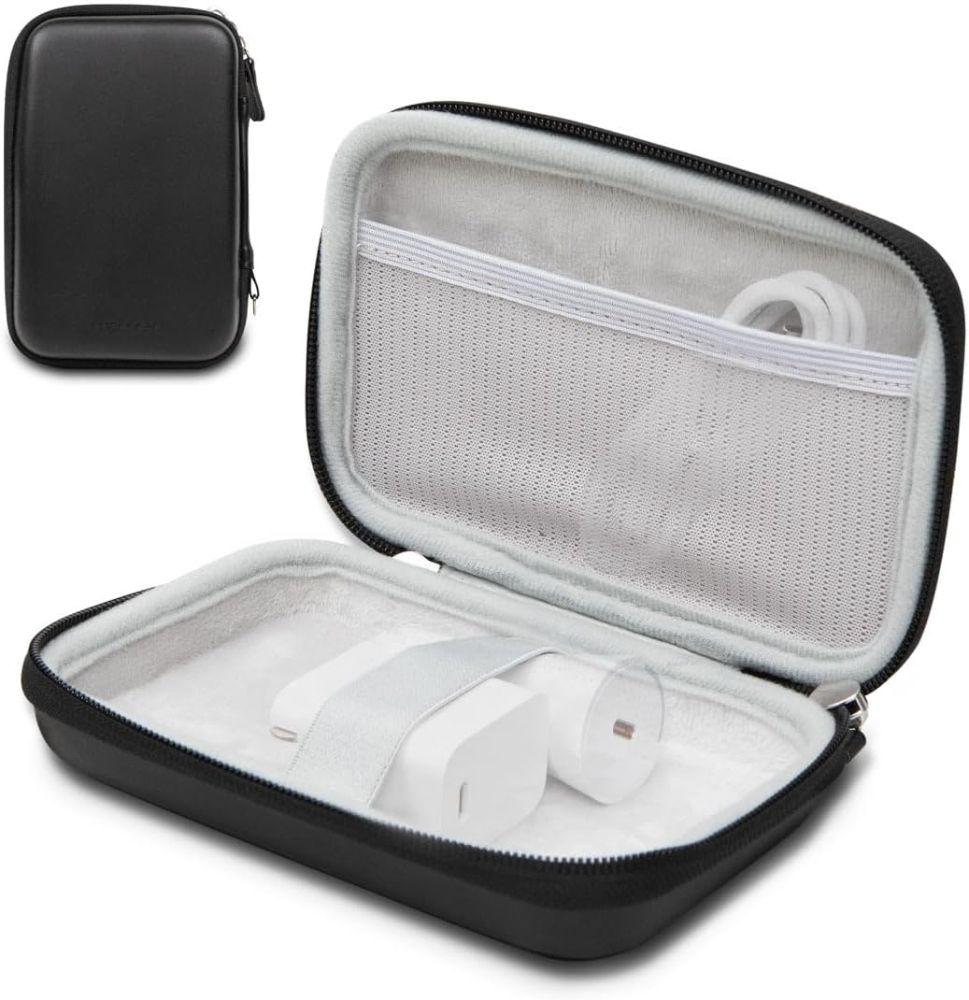 PureGear Travel Organizer Carry Case Zip-Up Pouch - Black - Brand New