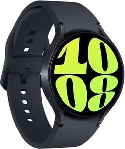 Samsung Galaxy Watch6 (Bluetooth) - 16GB - 44mm - Graphite Aluminum Case with Black Fluoroelastomer Sports Band