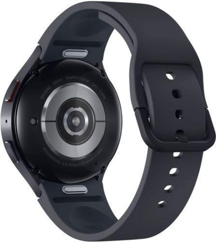Samsung Galaxy Watch6 (Bluetooth) - 16GB - 44mm - Graphite Aluminum Case with Black Fluoroelastomer Sports Band
