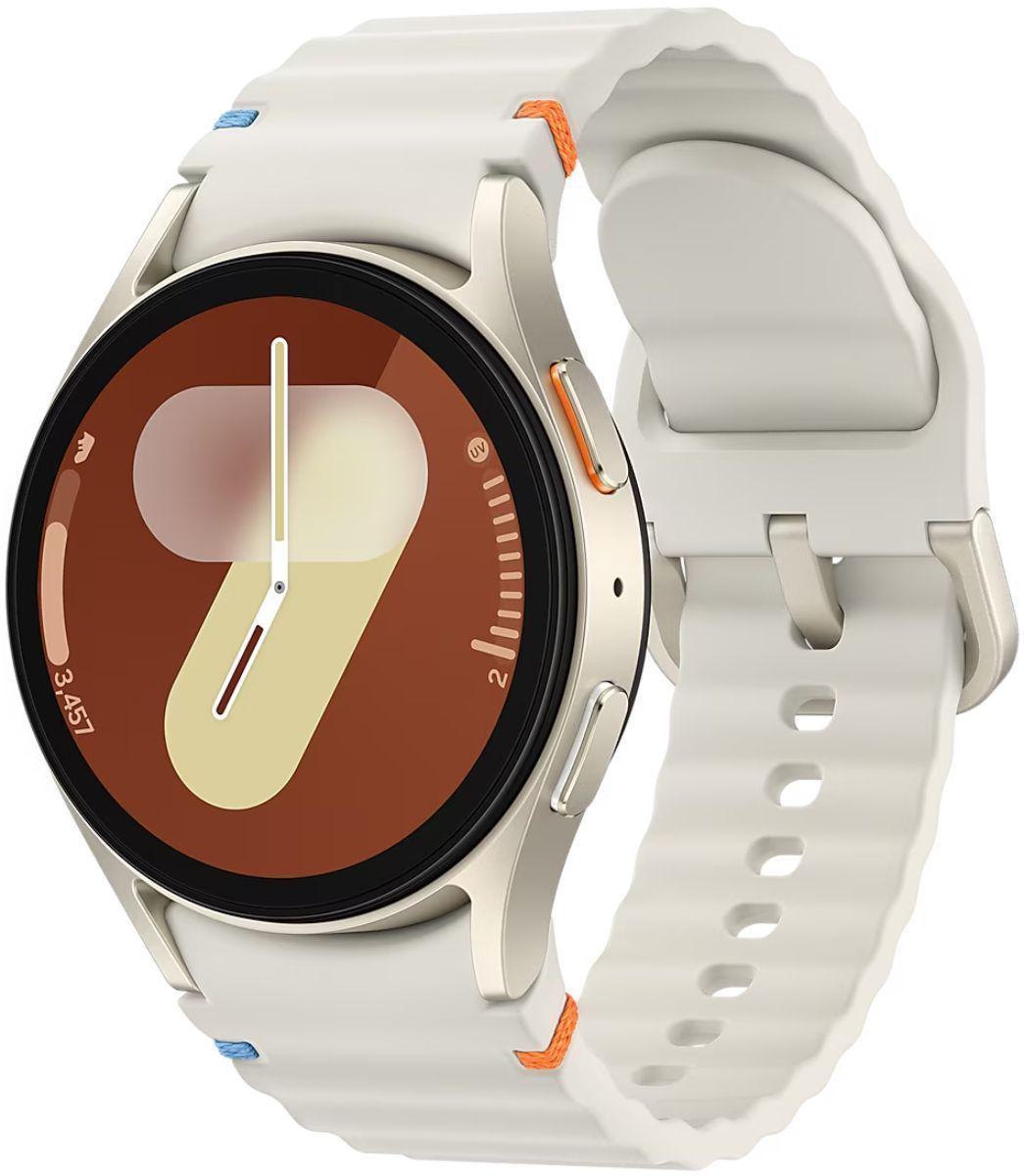 Galaxy Watch7 (Bluetooth) - 32GB - 40mm - Cream Aluminum Case with Cream Silicone Sport Band