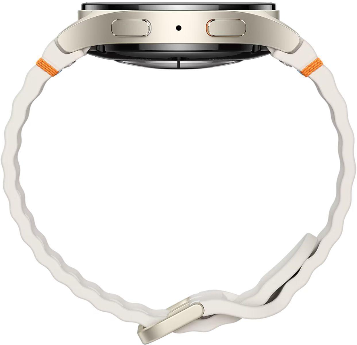 Galaxy Watch7 (Bluetooth) - 32GB - 40mm - Cream Aluminum Case with Cream Silicone Sport Band