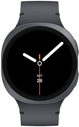 Galaxy Watch8 (Bluetooth + LTE) - 32GB - 40mm - Graphite Aluminum Case with Graphite Silicone Sport Band - Small/Medium Size