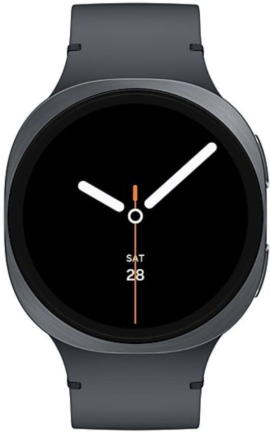 Galaxy Watch8 (Bluetooth + LTE) - 32GB - 40mm - Graphite Aluminum Case with Graphite Silicone Sport Band - Small/Medium Size