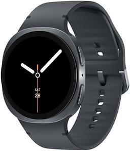 Galaxy Watch8 (Bluetooth + LTE) - 32GB - 40mm - Graphite Aluminum Case with Graphite Silicone Sport Band - Small/Medium Size