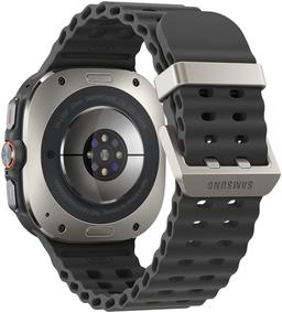 Galaxy Watch Ultra (2024) (Bluetooth + LTE) - 32GB - 47mm - Titanium Silver Titanium Case with Dark Grey Silicone Marine Band