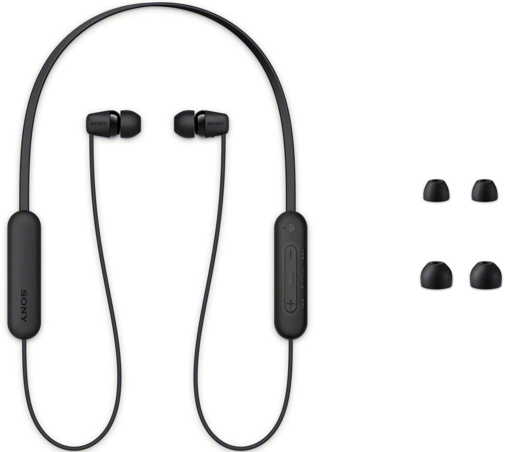 Sony WI-C100 Wireless In-Ear Headphones - Black