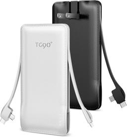TG90° Z53 10000mAh 4-Port Power Bank - White