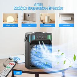 Tiokviop Portable Air Conditioner ‎AB-1 - Black