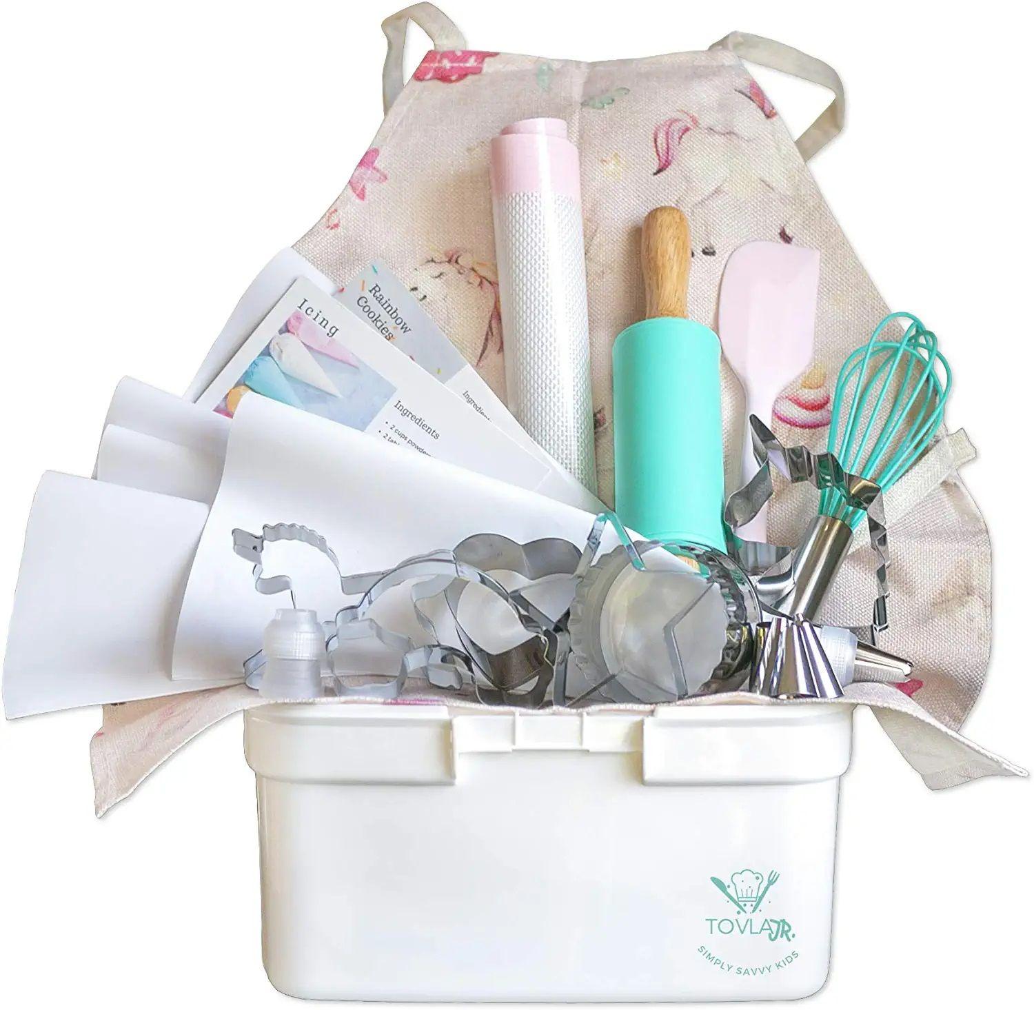 Tovla Jr. Kids Baking Gift Set with Storage Case