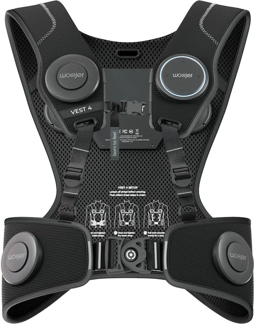 Woojer Woojer VEST 4 Haptic Gaming Vest - Black