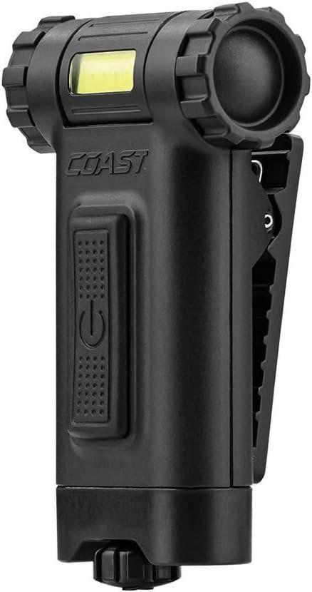 Coast HX3 80 Lumen Dual Color White & UV Magnetic LED Clip Light with Beam Rotation