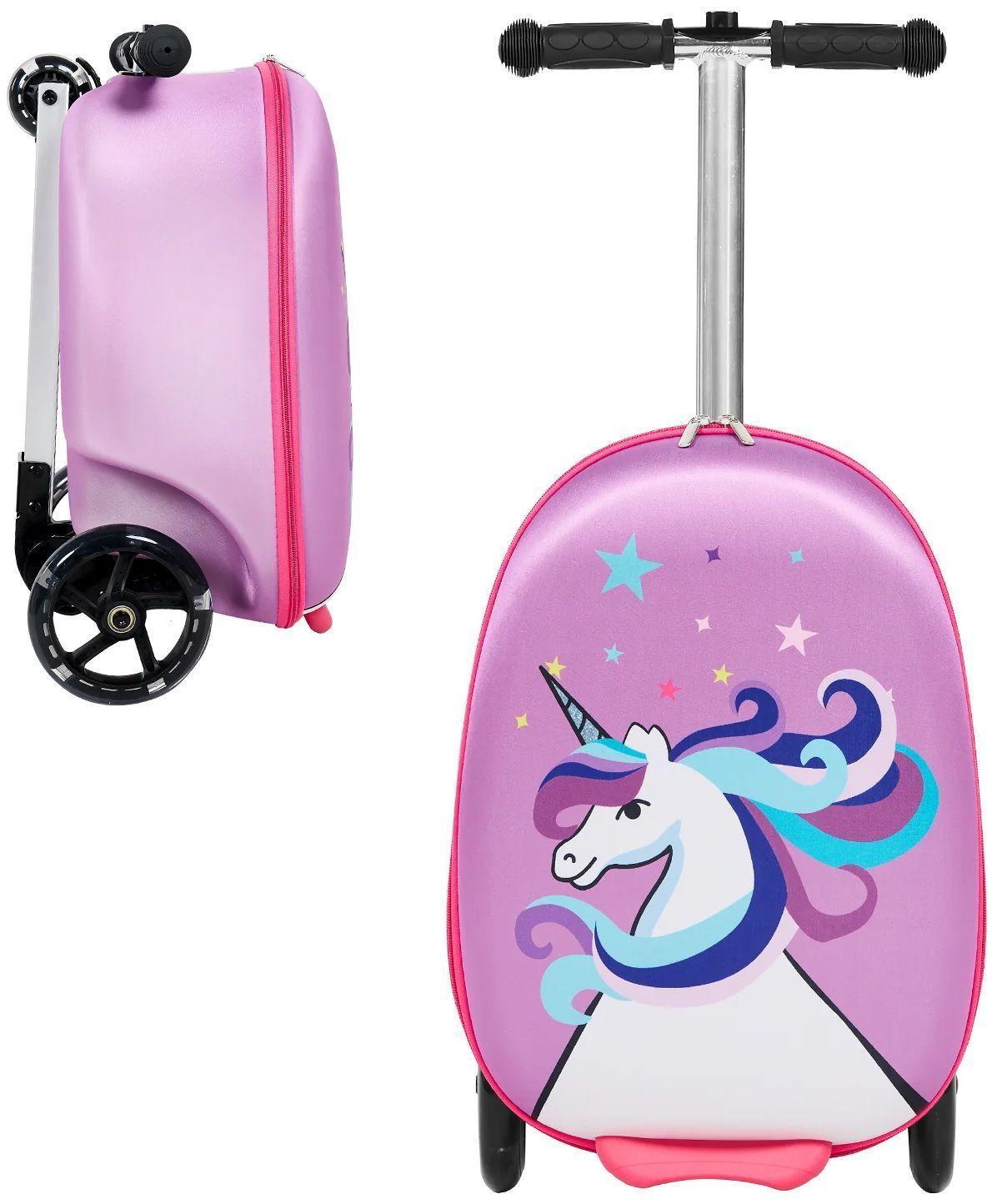 GoPowerBike GoVoyage Kids 2-in-1 Luggage Scooter