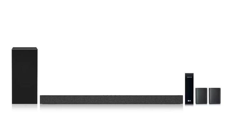 LG SP7R 7.1 Channel High Res Audio Sound Bar with Rear Speaker Kit
