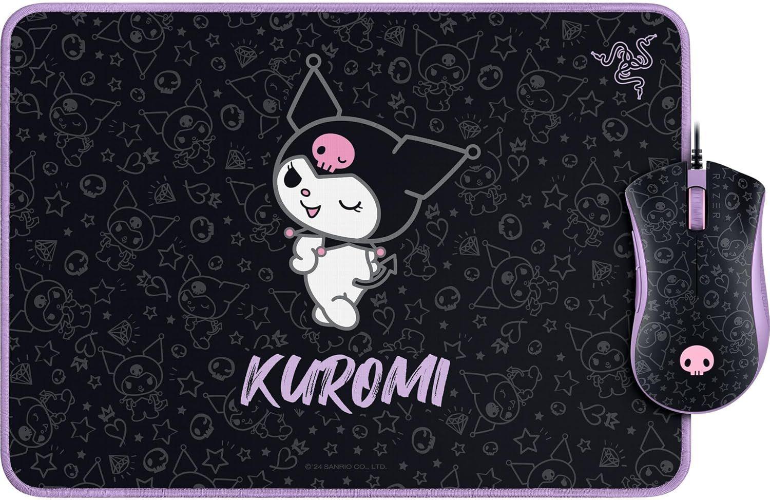 Razer DeathAdder Essential & Goliathus Bundle Kuromi Edition (Mouse & Mat)
