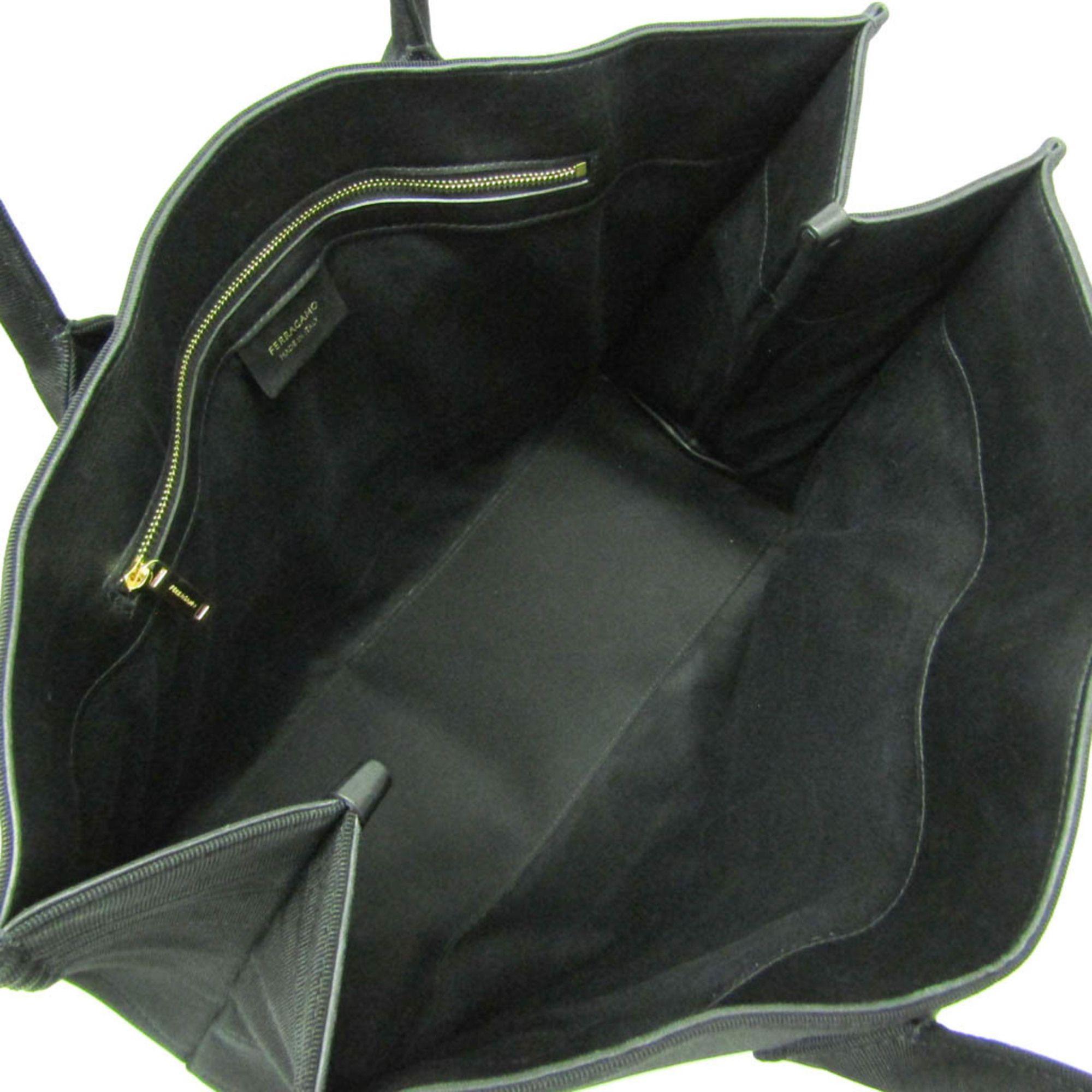 Refurbished Salvatore Ferragamo Canvas Tote Bag - Reebelo US