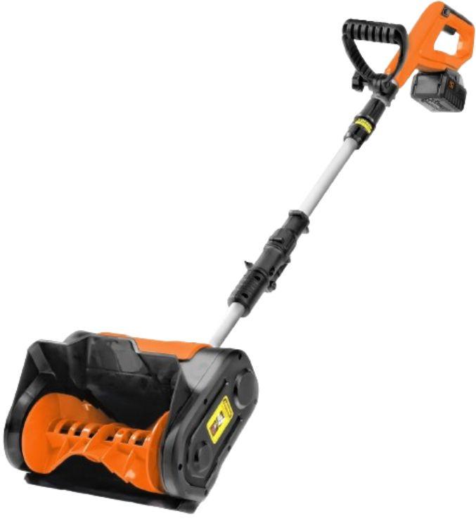 SuperHandy GUT132 Electric Snow Thrower 20V 4Ah Battery 10" Clearing Width