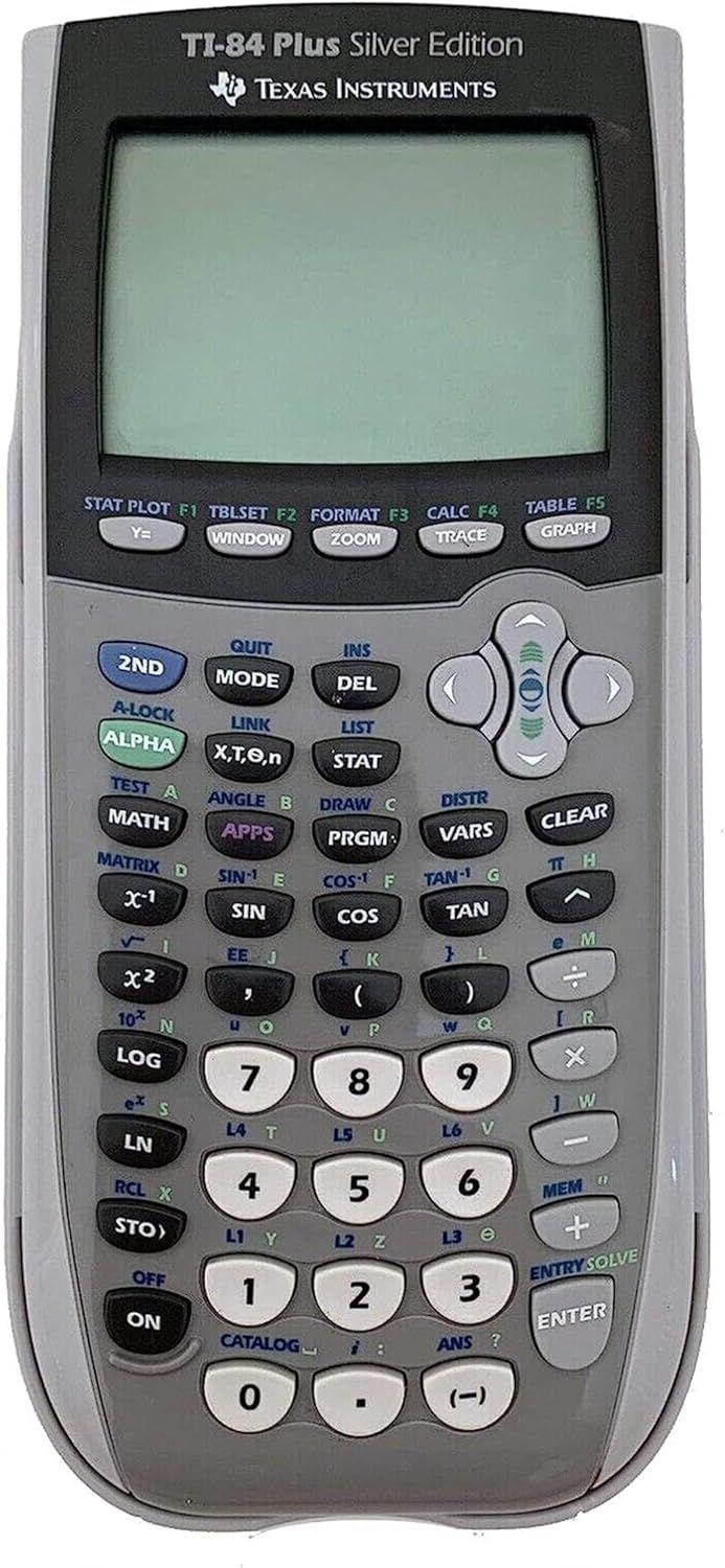 Texas Instruments TI-84 Plus Silver Edition Graphing Calculator