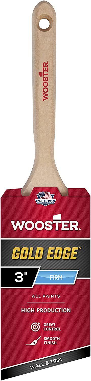 Wooster Brush 5231-3 Gold Edge Angle Paint Brush 3-Inch (6 Pack)