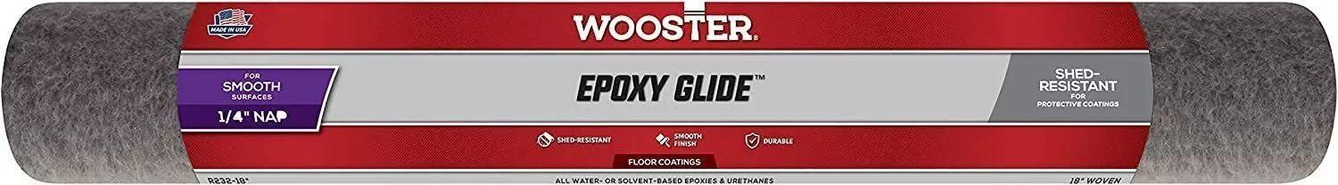 Wooster Brush R232-18 Epoxy Glide Roller Cover 1/4 Nap 18"