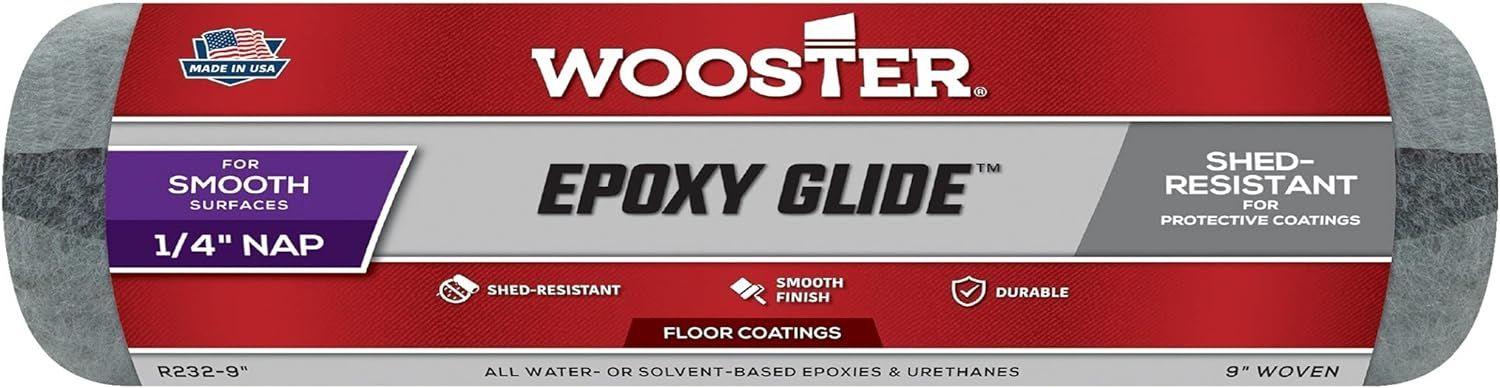 Wooster Brush R232-9 Epoxy Glide Roller Cover 1/4" Nap 9" (48-Pack)